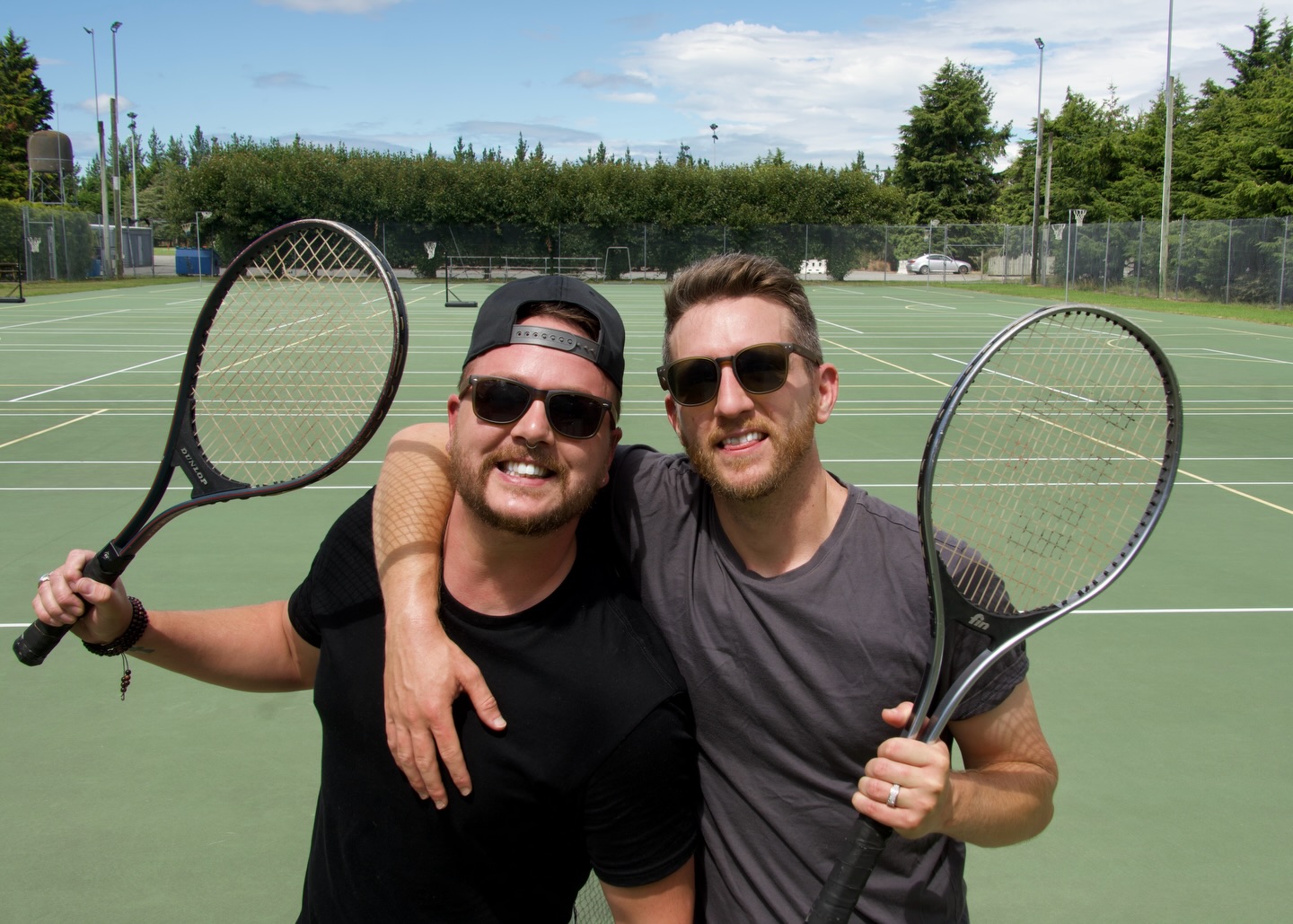 Want a new sport to try this year? We love tennis, and it’s perfect for vanlife. 🎾
There are free public courts all over New Zealand, open to anyone. Some are a bit rough around the edges, others are in mint condition!
Rackets and balls are light, take up next to no space, we always keep ours in the ute in case we stumble across a court. Ours rackets came from an op-shop, balls were cheap as from Kmart, easy.
It’s great exercise, a good laugh, and just competitive enough when you’re playing your better half 😏
If we spot you on a court somewhere… let’s have a hit!!