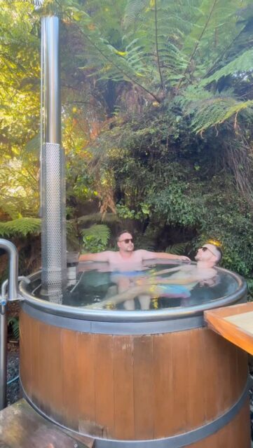 No discussion, no debate, it’s just part of our @glaciercountrynz ritual. @waihohottubs