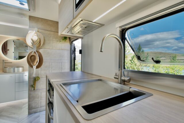 One of the real standout areas in our @australiscaravansnz build is our kitchen sink setup.
We’re honestly so stoked to see how many of you are now choosing this option in your own @australiscaravans builds too. You don’t need to settle for a tiny little caravan sink anymore.
When we first took this idea to the team at @australiscaravansnz it was very much a “righto… what are we thinking here?” conversation. But that’s what we love about them, they’re always open to pushing things a little further and making it work properly.
We found @buildmat which had the perfect vibe and items! We went with Alma Penny Single Bowl Sink added the Alma Penny Sink Protector Grid and Alma Aiden Portable Drain Board, and finished it with Alma Fleta 3 Way Filter tapware, all in brushed stainless steel.
It’s genuinely massive, 510 by 450. It gives the whole kitchen this upmarket, almost apartment-style feel, but it’s also incredibly practical when you’re actually living on the road.
And if you really want to… you can absolutely hide the dirty dishes all day long.
#tasmantravels #caravanlife #australis #travel #newzealand
Australis Brand Ambassador