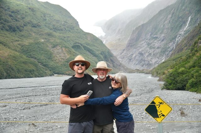 A word from Jord:
I couldn’t be more blessed to have the parents I do. For making me strong, passionate, and well, for letting me go. For loving the man I love. And for joining us on these adventures whenever they can.

Never forget… your parents are your parents, in whatever form that takes. But they are also humans of their own. They have their own stories, their own friendships, their own lives, and choosing to share part of that life with you is something truly special.

And check out that zoom Tommo got of Kā Roimata o Hine Hukatere Franz Josef Glacier… unreal. 🏔️