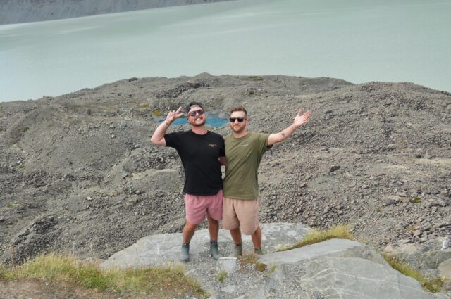 We had to take the folks into Aoraki/Mount Cook National Park while they were visiting the @nz_mackenzie 
Mom’s second time. 🏔️ 

Unfortunately their flight with @southernlakeshelicopters was cancelled due to some pretty wild winds, it happens.
So instead we headed up to Haupapa/Tasman Glacier, soaking up those incredible views!

After that we set off on one of the best day walks in New Zealand, the Hooker Valley Track. With the new bridge currently being built we could only walk as far as the Kakīroa/Mount Sefton View Lookout, but to be fair… when the scenery looks like this, you really can’t complain.