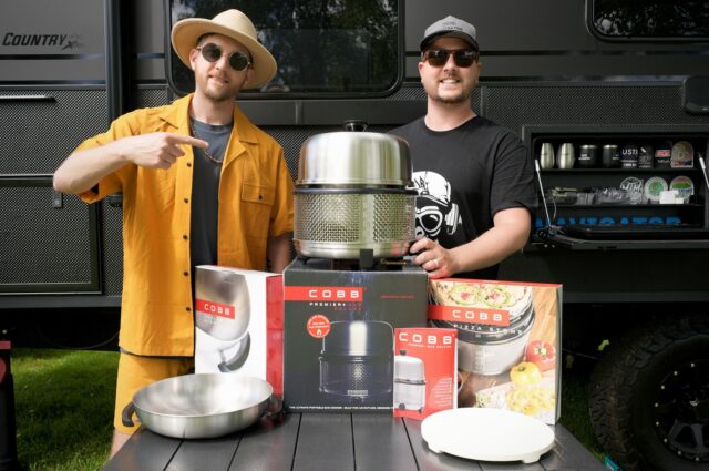 We’ve been loving our @cobbgrill.nz Gas+ for the past couple of months now… So happy with it!

The versatility is next level, we’ve cooked everything on it. Pizzas, stir fries, full brekkies, two chooks at a time, even a spag bol. It’s one of those bits of gear that just keeps surprising you with what it can do.

It also looks the part super sleek and compact, and fits perfectly into our slide-out on the @australiscaravansnz ideal for vanlife where space is everything. It ways just 4.5kg!! 

What really sets it apart though is how much you can do with it. With interchangeable accessories like the wok, frying pan, griddle, roast rack, you can grill, fry, roast, bake, steam and even boil pretty much your entire kitchen, but outside. 

It’s quick to set up, runs off gas, and is designed to handle the elements, even cooking well in windy conditions. 

Compact, portable, and seriously capable, this thing has earned its place in our van 🚐🔥

Link in bio 😊 

#tasmantravels #cobb #grill #vanlife #newzealnd