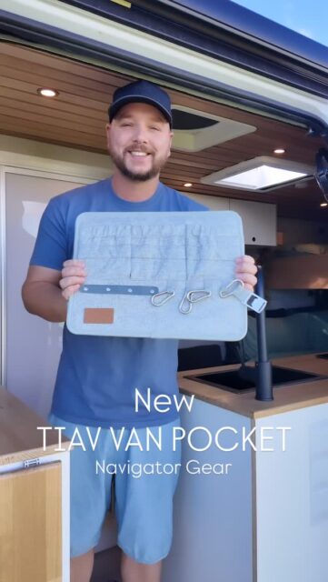 New TIAV VAN POCKET for the entrance area in Light Grey Linen! Coming to New Zealand soon!!!